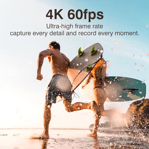 Icefox 4K Action Camera with Underwater 130FT Depth