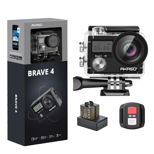 AKASO Brave 4 4K Action Camera with Remote Control