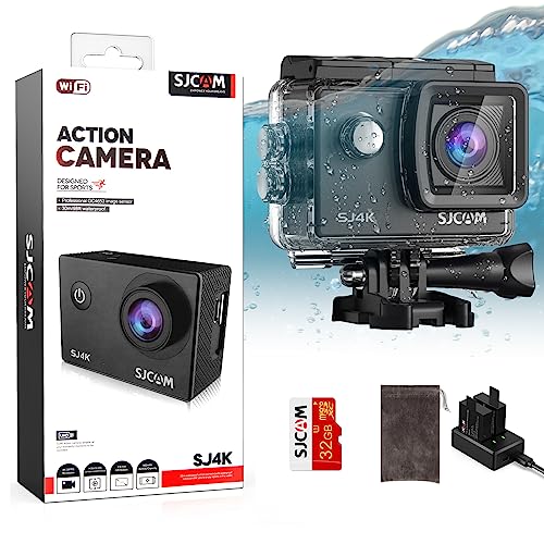 SJCAM SJ4000 4K Action Camera with WiFi & Accessories