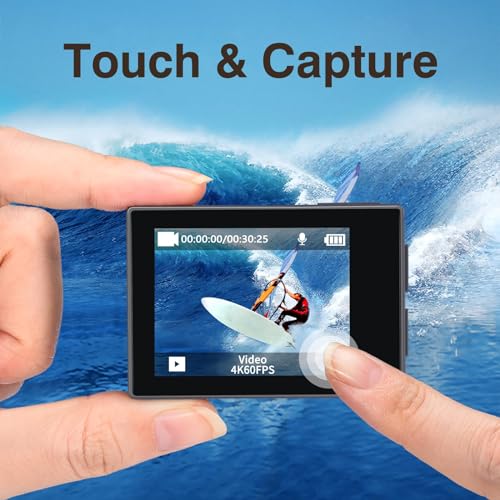 Icefox 4K Action Camera with Underwater 130FT Depth