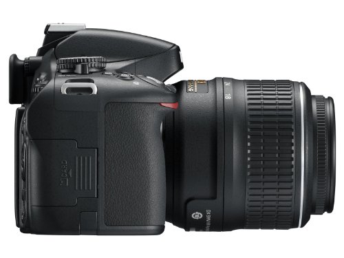 Nikon D5100 Digital SLR Camera & Lens Black