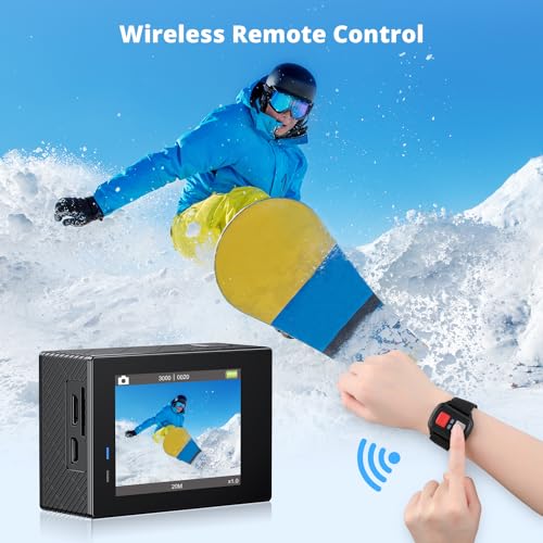 AKASO Brave 4 4K Action Camera with Remote Control
