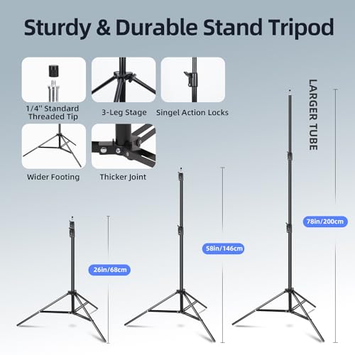 Photography Lighting Kit with Softbox for Camera Shooting