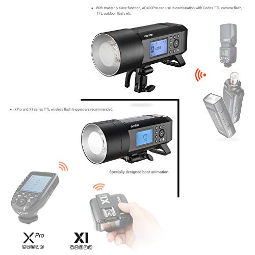 Godox WITSRO AD400Pro GN72 TTL Outdoor Flash