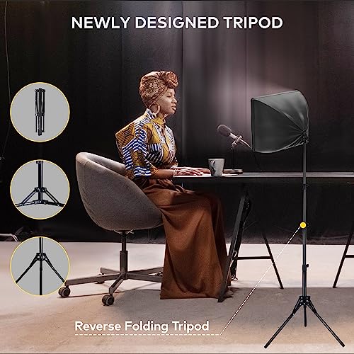 16'' x 16'' Softbox Lighting Kit for Photography Studio