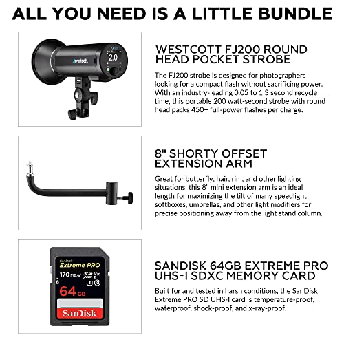 Westcott FJ200 Strobe with AC/DC Battery & Bundle