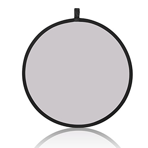 NEEWER 43 Inch/110 Centimeter Light Reflector Diffuser 5 in 1 Collapsible Multi Disc with Bag - Translucent, Silver, Gold, White, and Black for Studio Photography Lighting Outdoor