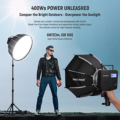 Neewer Q4 400Ws Outdoor Studio Flash Strobe Kit