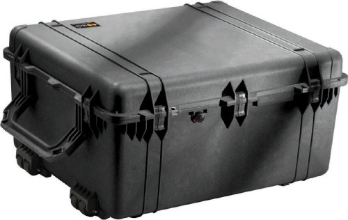 Pelican 1690 Black Transport Case - No Foam