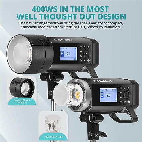 XPLOR 400PRO TTL Monolight Kit with Beauty Dish