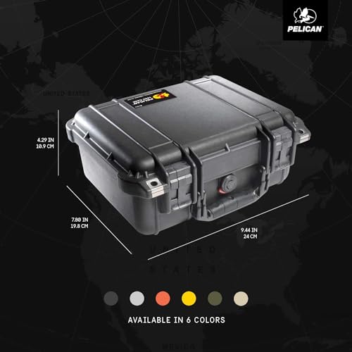 Black Pelican 1400 Case with Foam for Photography