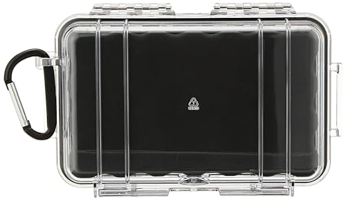 Pelican 1040 Micro Case for iPhone 4, Black/Clear