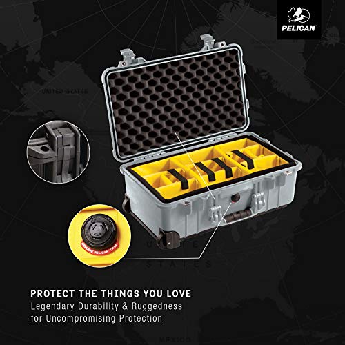 Pelican 1510 Case with Padded Dividers - Black