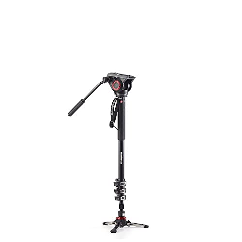 Manfrotto XPRO Aluminum Monopod with Fluid Video Head