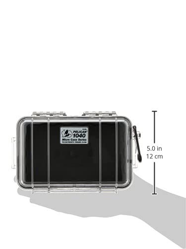 Pelican 1040 Micro Case for iPhone 4, Black/Clear