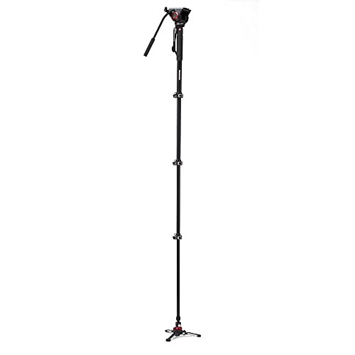 Manfrotto XPRO Aluminum Monopod with Fluid Video Head