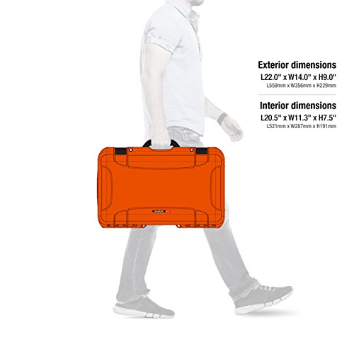 Nanuk 935 Waterproof Hard Case with Wheels - Orange