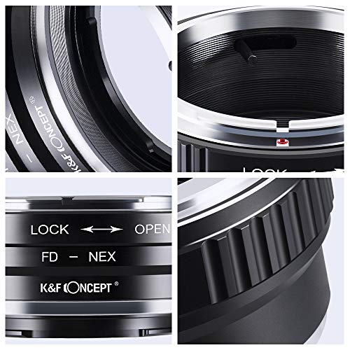 K&F Concept Lens Mount Adapter for Canon FD Lens to Sony NEX Camera