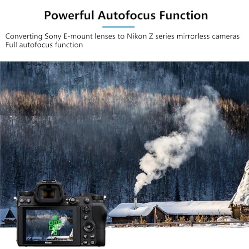 AutoFocus Lens Adapter for Nikon Z Camera Sony FE