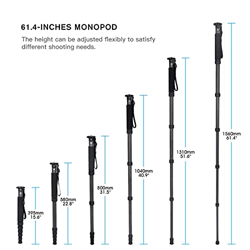 SIRUI P-326 Carbon Fiber Monopod for Photographers