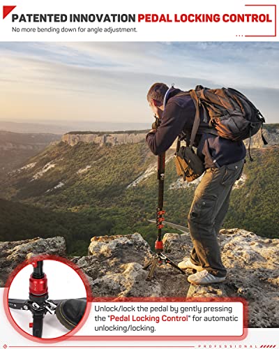 IFOOTAGE Cobra 3 Carbon Fiber Monopod with Feet