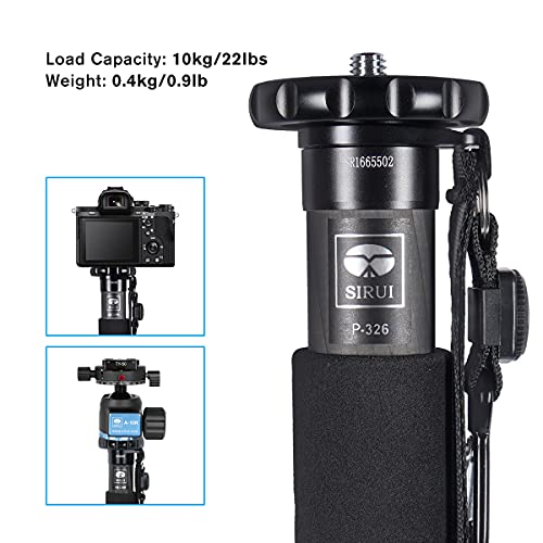 SIRUI P-326 Carbon Fiber Monopod for Photographers