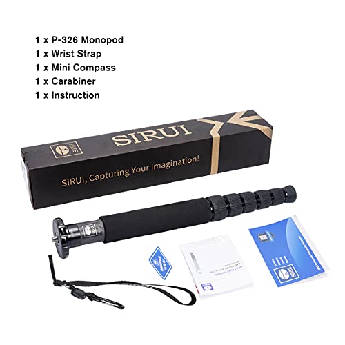 SIRUI P-326 Carbon Fiber Monopod for Photographers