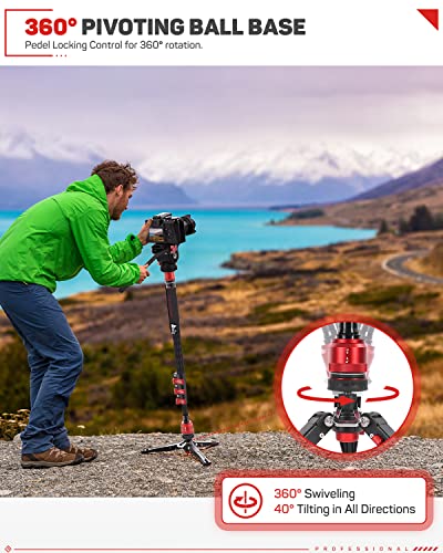 IFOOTAGE Cobra 3 Carbon Fiber Monopod with Feet