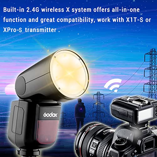 Godox V1-S Camera Flash Speedlite with XPro-S Trigger