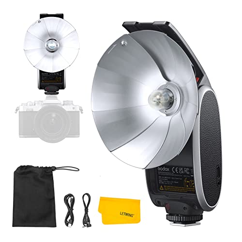 Godox Lux Senior Retro Camera Flash with Rechargeable Battery