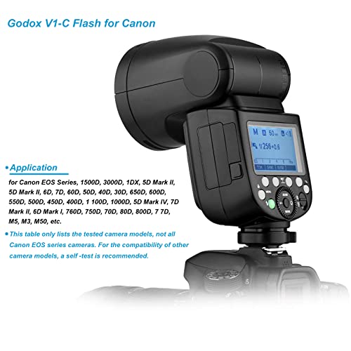 Godox V1-C TTL Flash + XPro-C Trigger Bundle