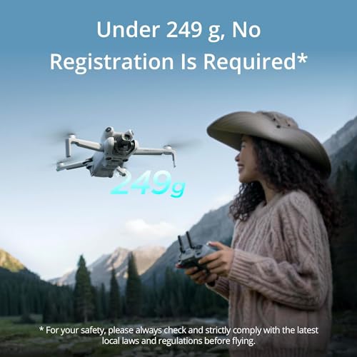 DJI Mini 4 Pro Folding Drone Fly More Combo