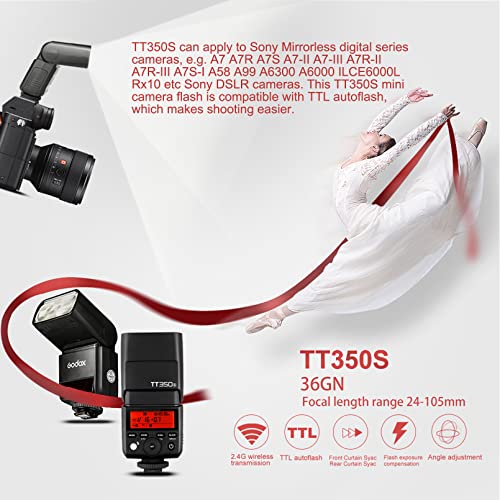 Godox TT350S Wireless Flash for Sony Cameras