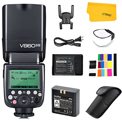 Godox V860II-N TTL Camera Flash for Nikon Cameras