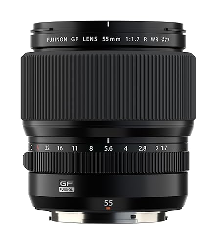 Fujifilm GF55mmF1.7 R WR Lens for Photography