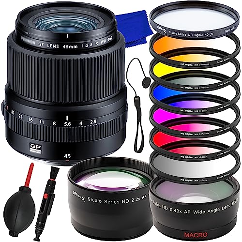 FUJIFILM GF 45mm f/2.8 R WR Lens Bundle
