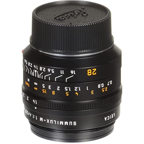 Leica 28mm Summilux-M Aspherical Lens in Black