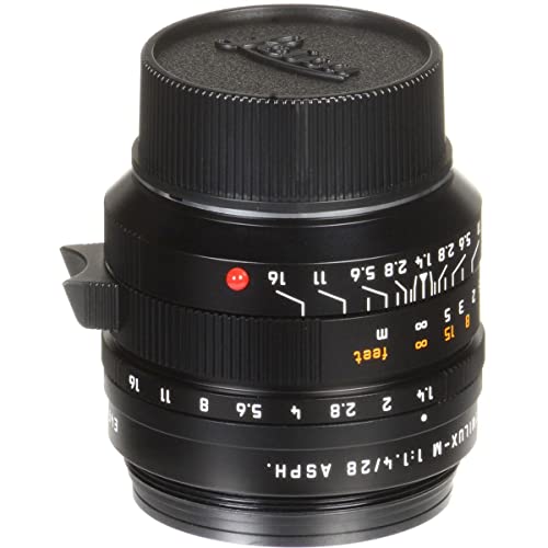 Leica 28mm Summilux-M Aspherical Lens in Black
