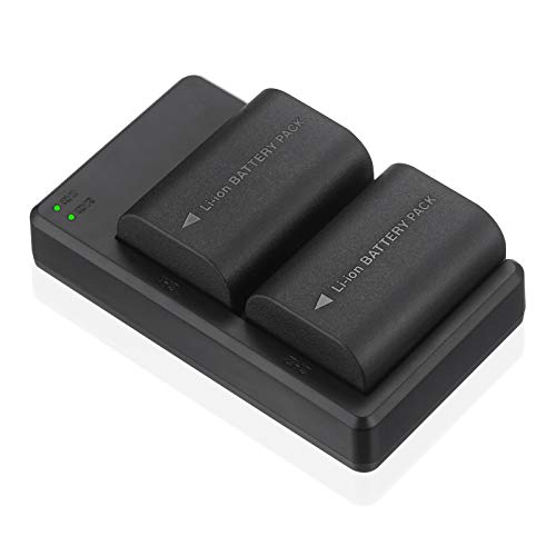 LP-E6NH Batteries Pack and Dual Charger for Canon Cameras
