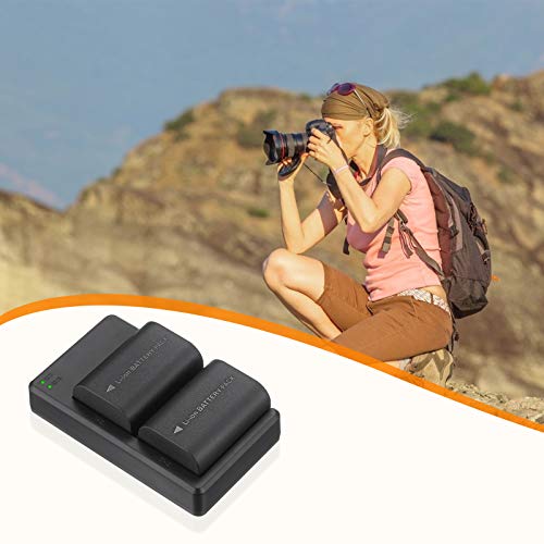 LP-E6NH Batteries Pack and Dual Charger for Canon Cameras