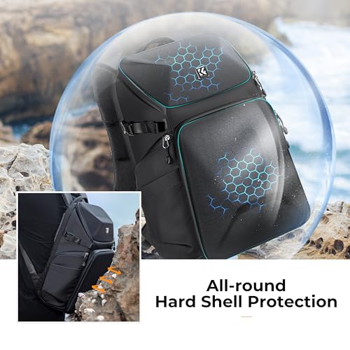 K&F Concept 20L Camera Backpack with Hardshell Case