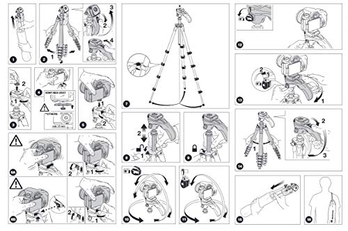 Manfrotto Compact Action Aluminium Tripod for DSLRs, Mirrorless
