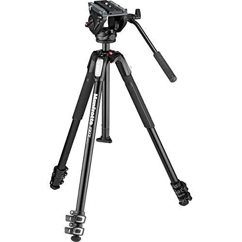 Manfrotto 190X Aluminum Tripod with MVH500AH Video Head