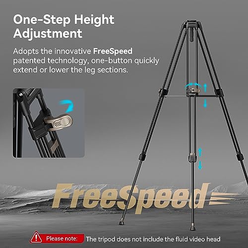 SmallRig AD-80 Heavy-Duty Tripod - 71" Video Tripod