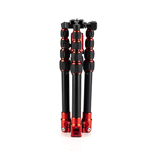 MeFOTO Classic Lightweight Aluminum Travel Tripod Kit - Red