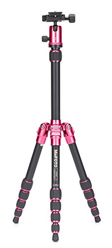 Hot Pink MeFOTO Aluminum Backpacker Travel Tripod Kit