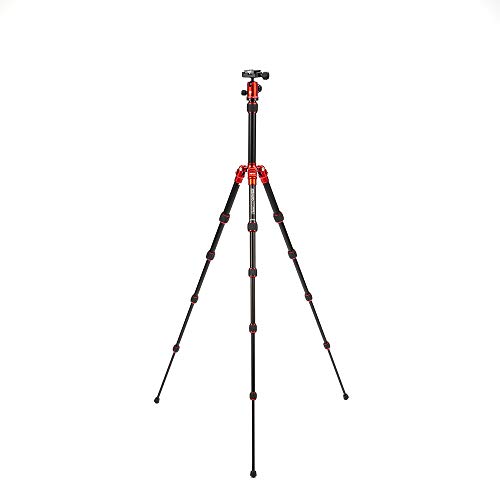 MeFOTO Classic Lightweight Aluminum Travel Tripod Kit - Red