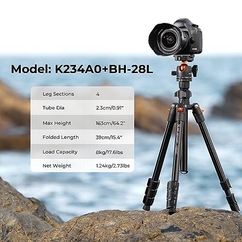 K&F Concept Lightweight Camera Tripod with Ball Head
