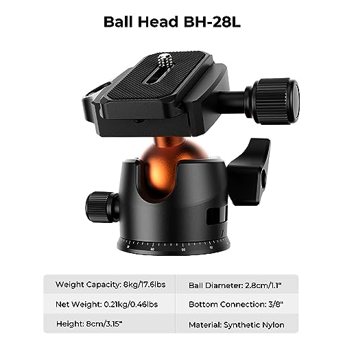 K&F Concept Lightweight Camera Tripod with Ball Head