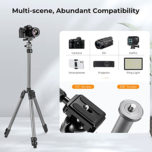 K&F Concept 66'' Camera Tripod with 8KG Load Capacity